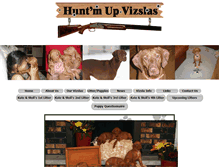 Tablet Screenshot of huntmupvizslas.com